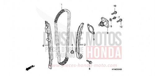 CAM CHAIN/TENSIONER CRF250RB de 2011